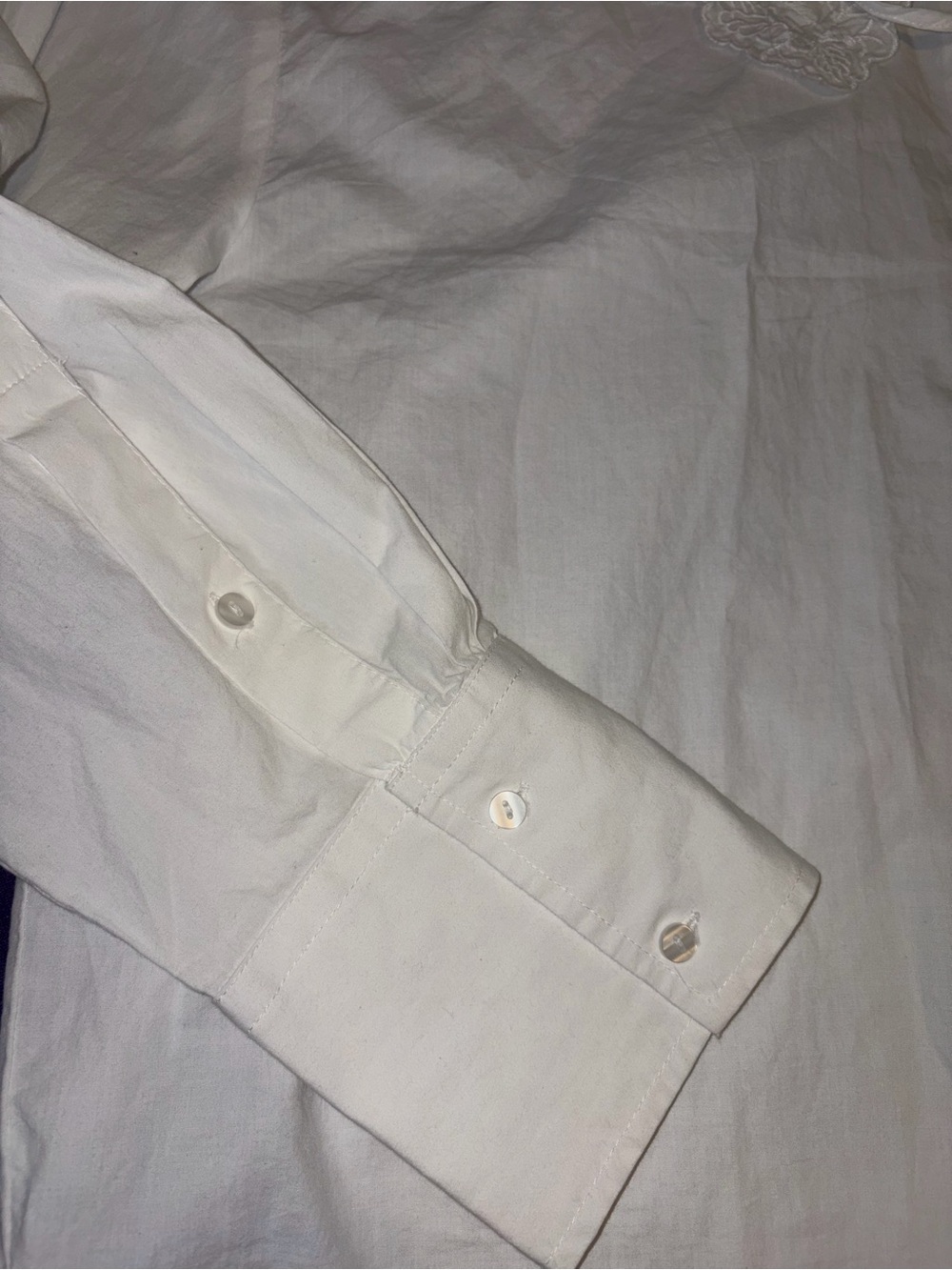 2 Zara Button Up Top’s with Peter Pan Collars- Basically New! - Picture 5 of 8